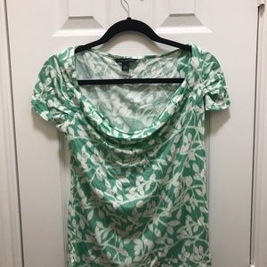 Banana Republic Cowl Neck Tee